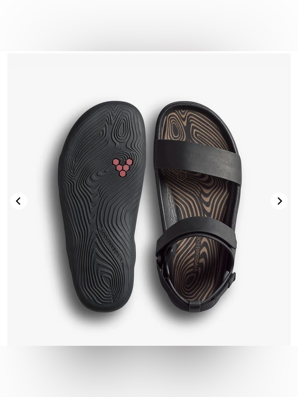 VIVOBAREFOOT SENSUS YIN SANDAL WOMENS. Black Open-Toe Strappy sandals. Sz EU 37.
